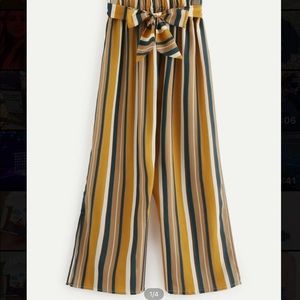 Palazzo Stripped pants